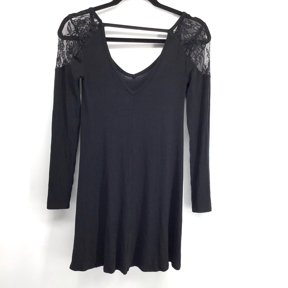 AMERICAN EAGLE NWT Ribbed Long Sleeve Dress - Picture 6 of 8